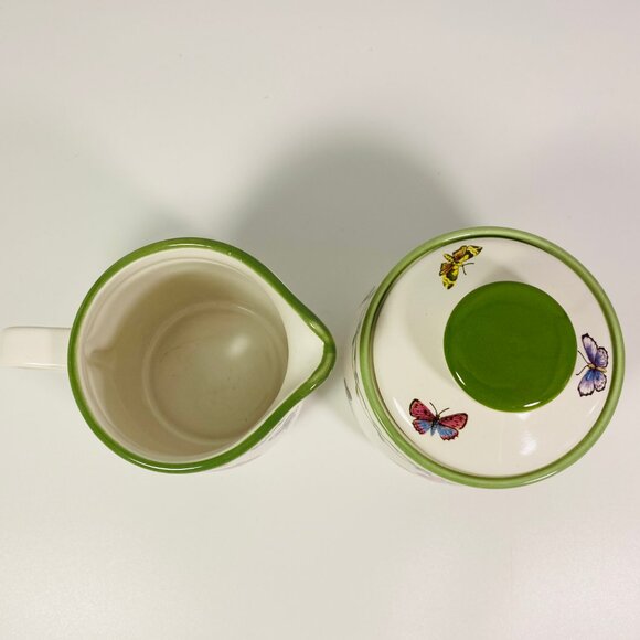 Studio Nova “Garden Bloom” Creamer and Sugar Bowl with Lid - Picture 3 of 12